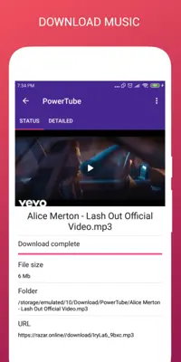 PowerTube android App screenshot 1